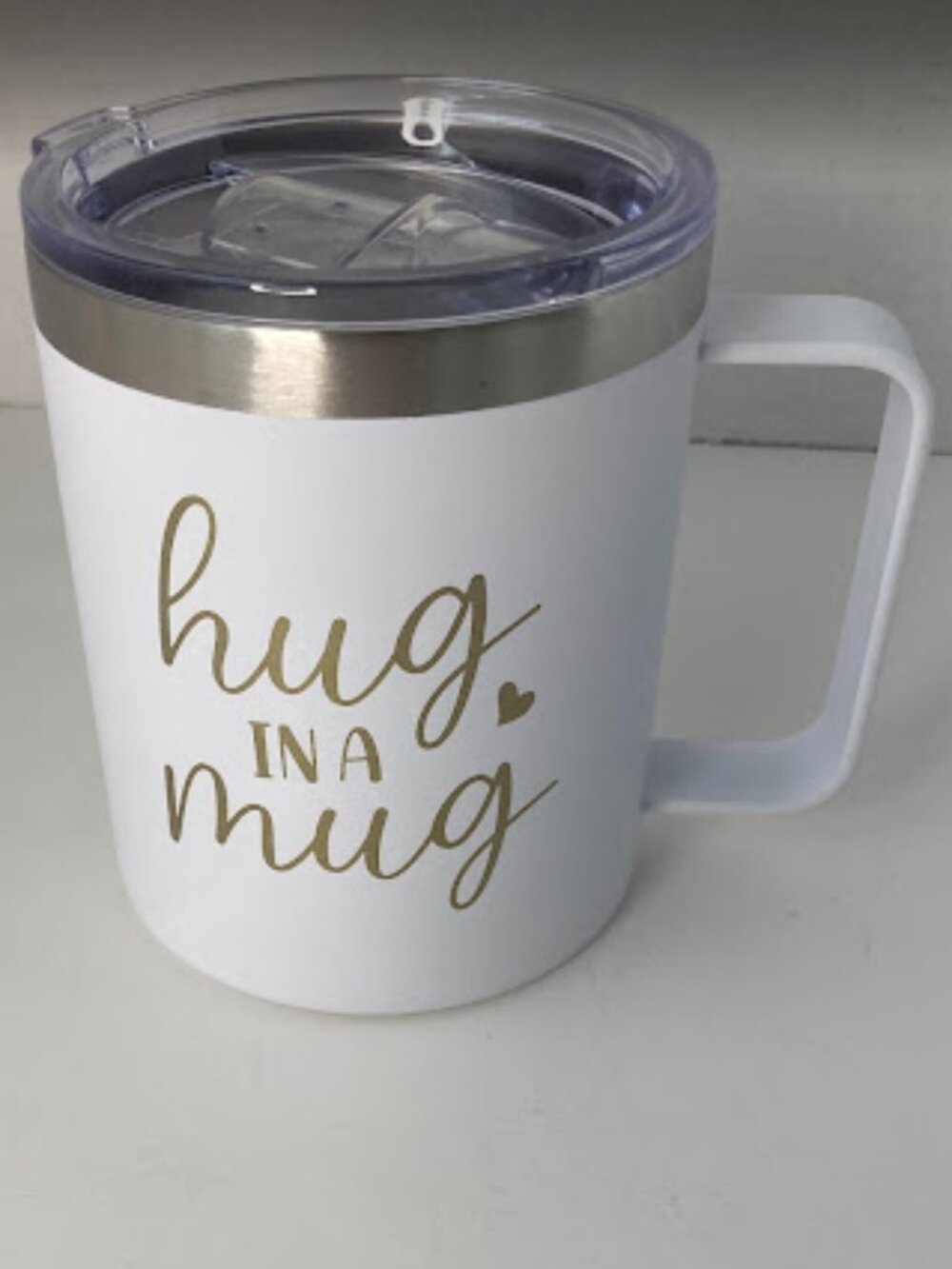 Hug In A Mug Tumbler with Lid